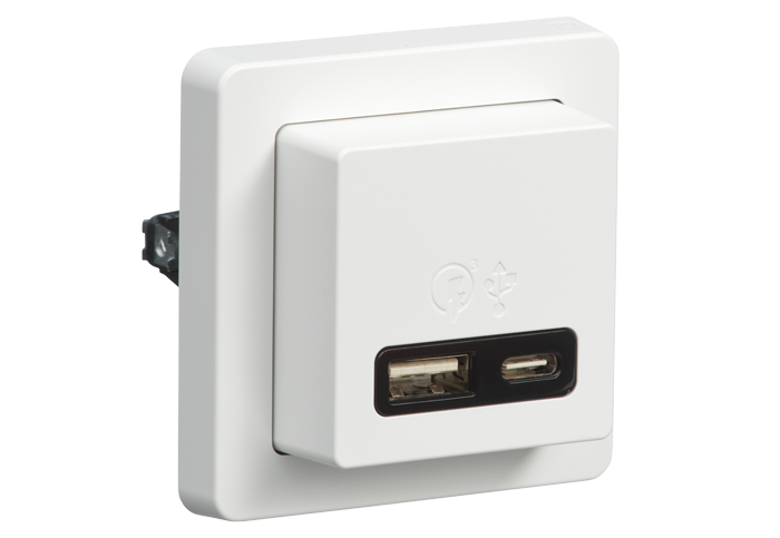 LK FUGA® Hurtiglader til USB A og C billede